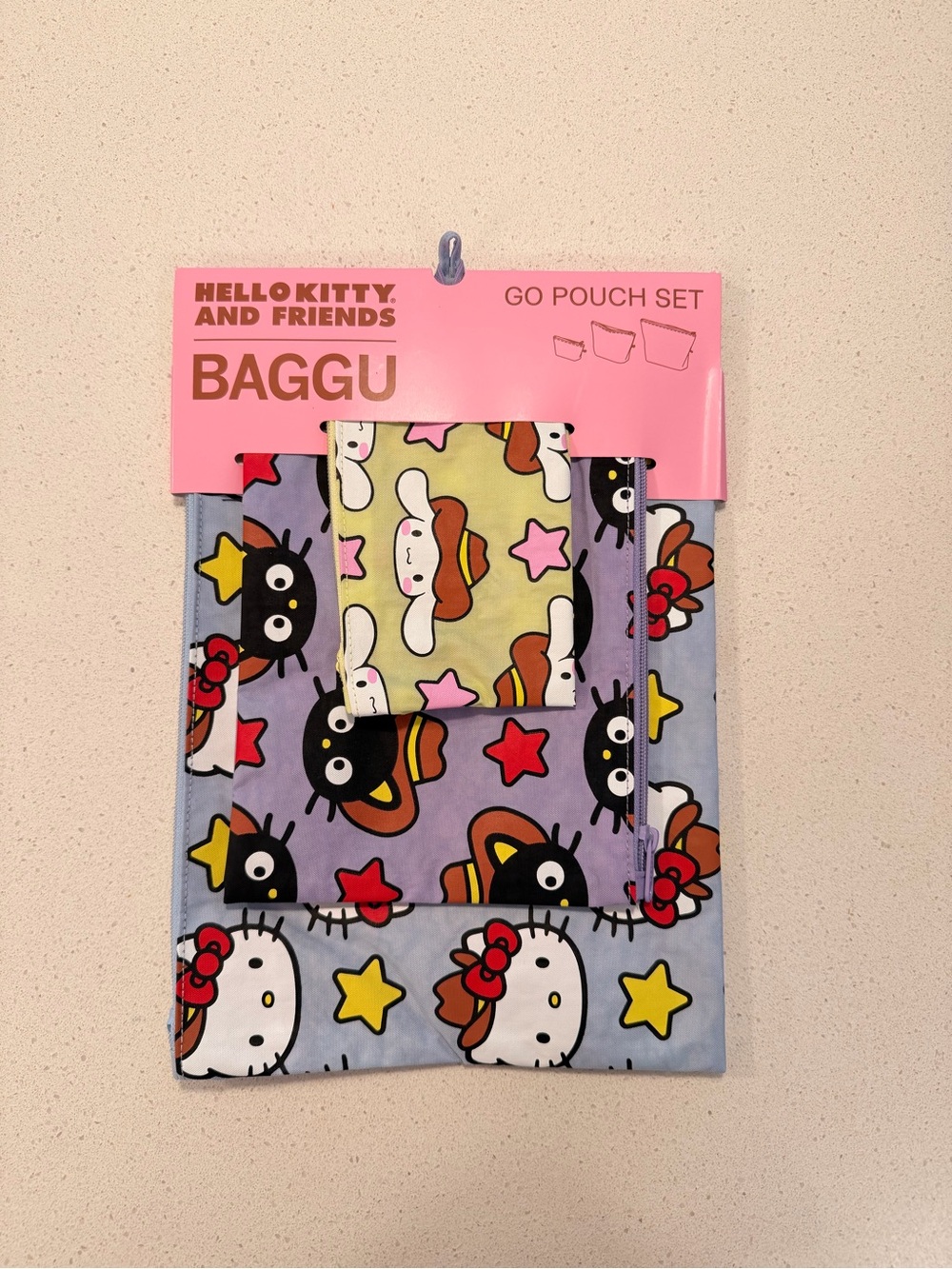 BAGGU x Hello Kitty & Friends Western Go Pouch Set